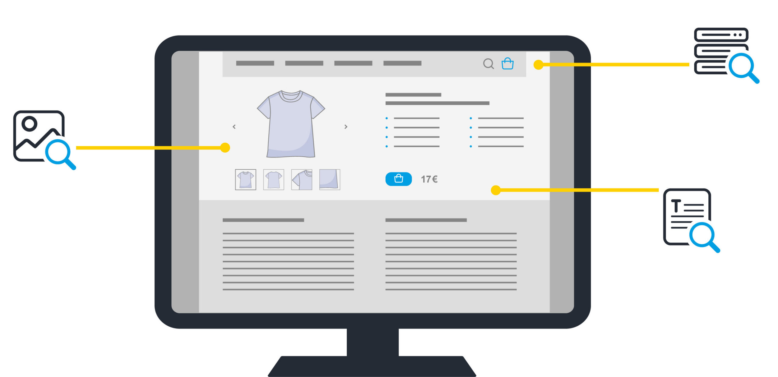 Analysegrafik Websiteanalyse