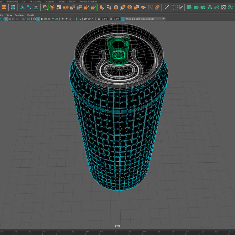 CGI Prozess der Erstellung 3D Struktur bauen