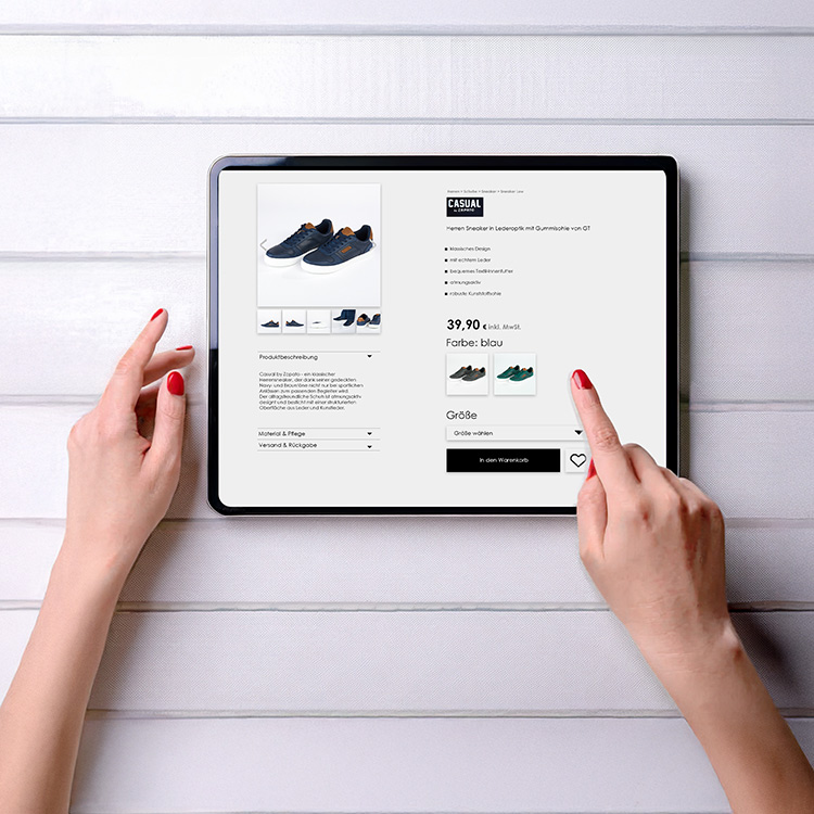 Featured image for “Produktdarstellung im Onlineshop”