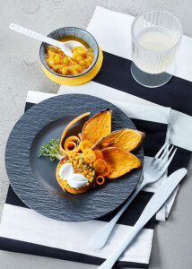 Food Set mit Mango Dip und Gemüse