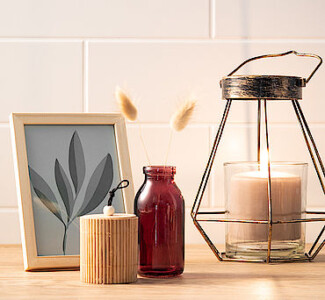 Interior Design Home Decor Hygge Feeling Bilderrahmen Kerze Skaninavien