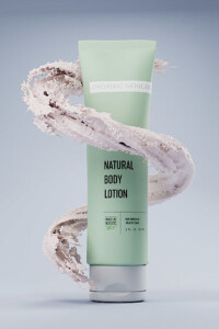 Body Lotion Kosmetikartikel mit Splash